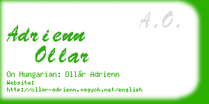 adrienn ollar business card
