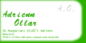 adrienn ollar business card